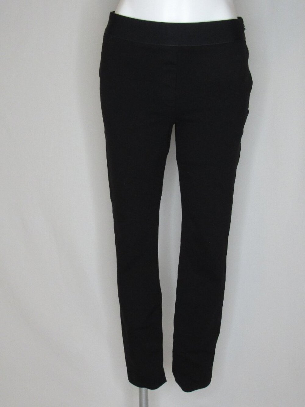 White House Black Market WHBM THE LEGGINGS Black Pants 28" Women's 8